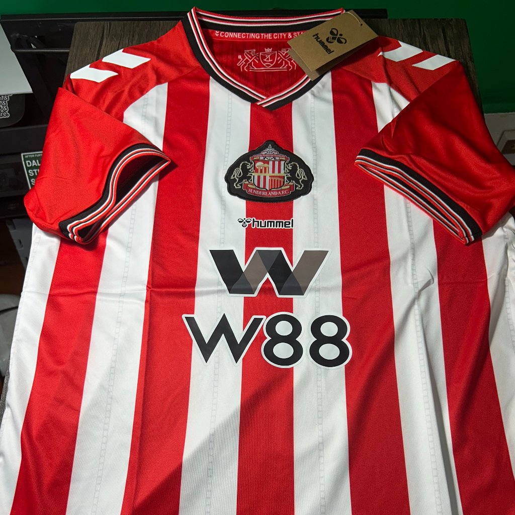 England Premier League Sunderland Afc Men's Jersey Sz M,L,Xl,2xl By Hummel